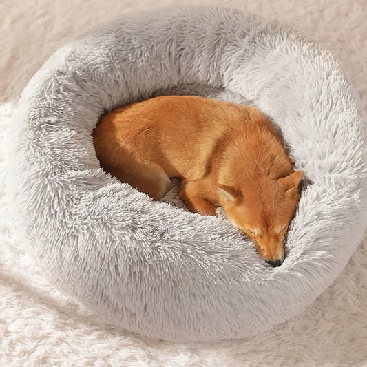 Super Soft Cat Bed Long Plush Pet Dog Bed Cat Bed Cat Mat Animals Sleeping Supplies Winter Warm Sleeping Net Dogs Supplies