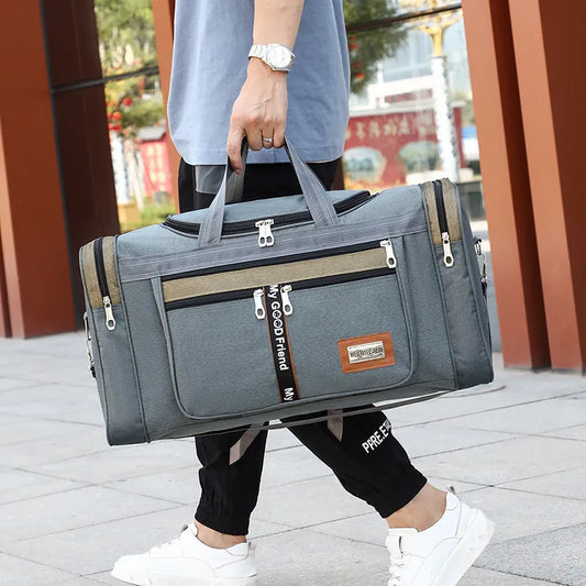 Oxford Travel Bag Handbags Large Capacity Carry On Luggage Bags Men Women Duffel Shoulder Outdoor Tote Weekend Waterproof Bag