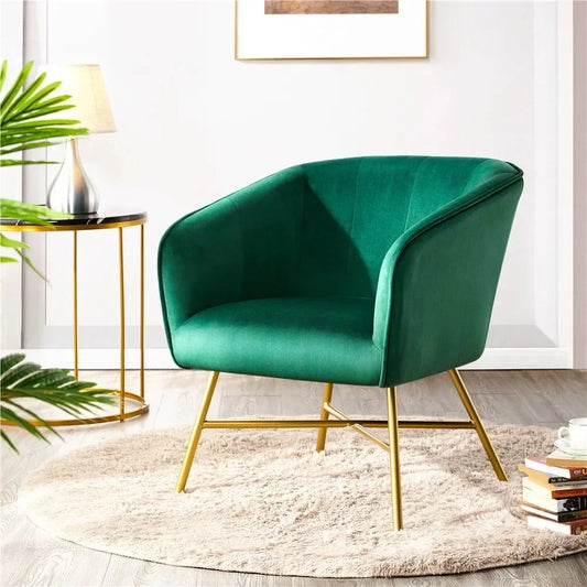 Club Accent Chair, Green sillones modernos para sala Single Chair in the living room