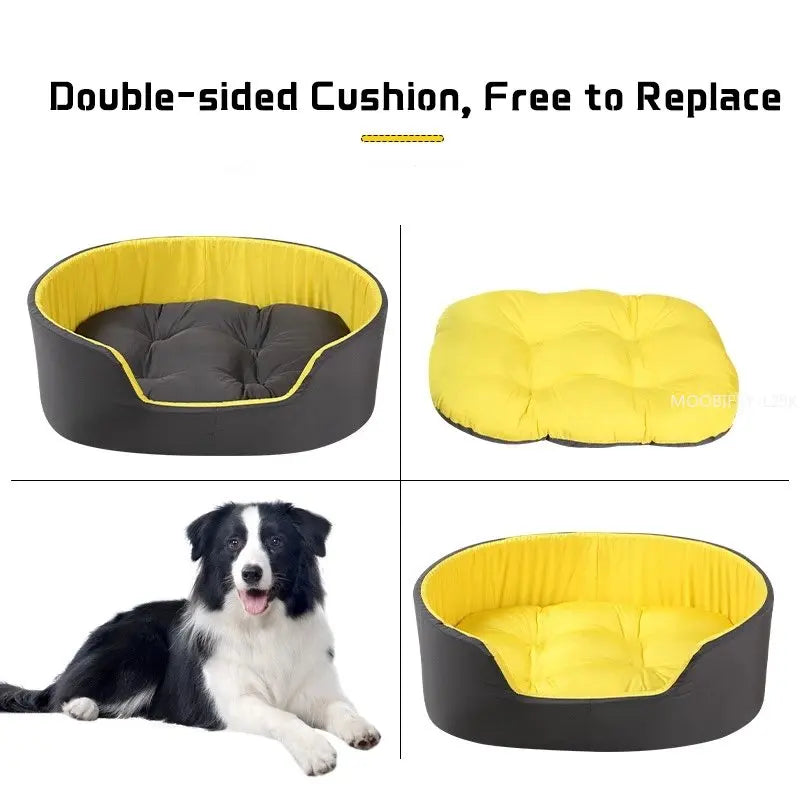 Double-Side Pet Bed Large Dogs Sleeping Beds Warm Cushion for Small Medium Baskets Cats House Kennel Mat Blanket Pet Products