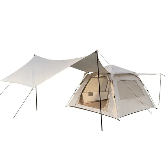 Tourist Tents Picnic Camping Waterproof 4 ~ 5 People Outdoor For Wild Trips Glamping Luxury Family Quick Opening Automatic