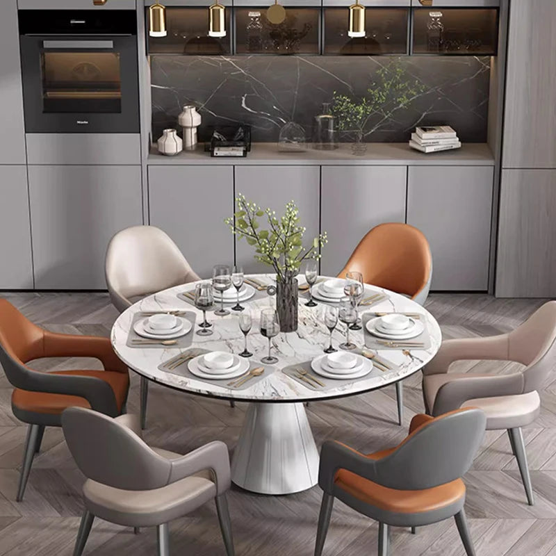 Vanity Luxury Dining Chairs Accent Modern Metal Occasional Dining Chairs Designer Floor Sedie Pranzo Moderne Salon Furniture