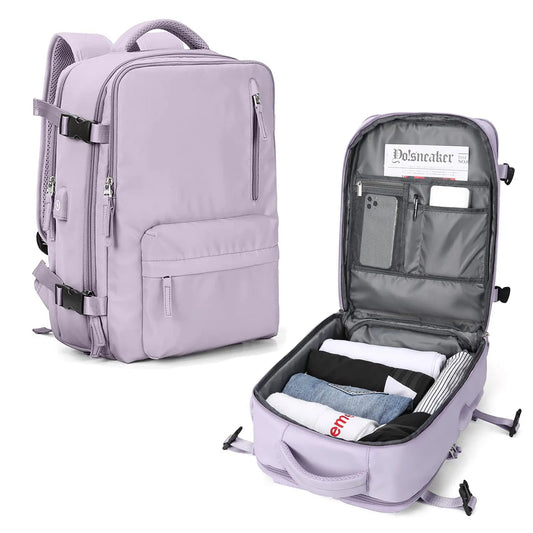Women's Travel Backpack Bag Large Capacity Multi-Function Suitcase USB Charging School Bags Woman Luggage Lightweight Bagpacks