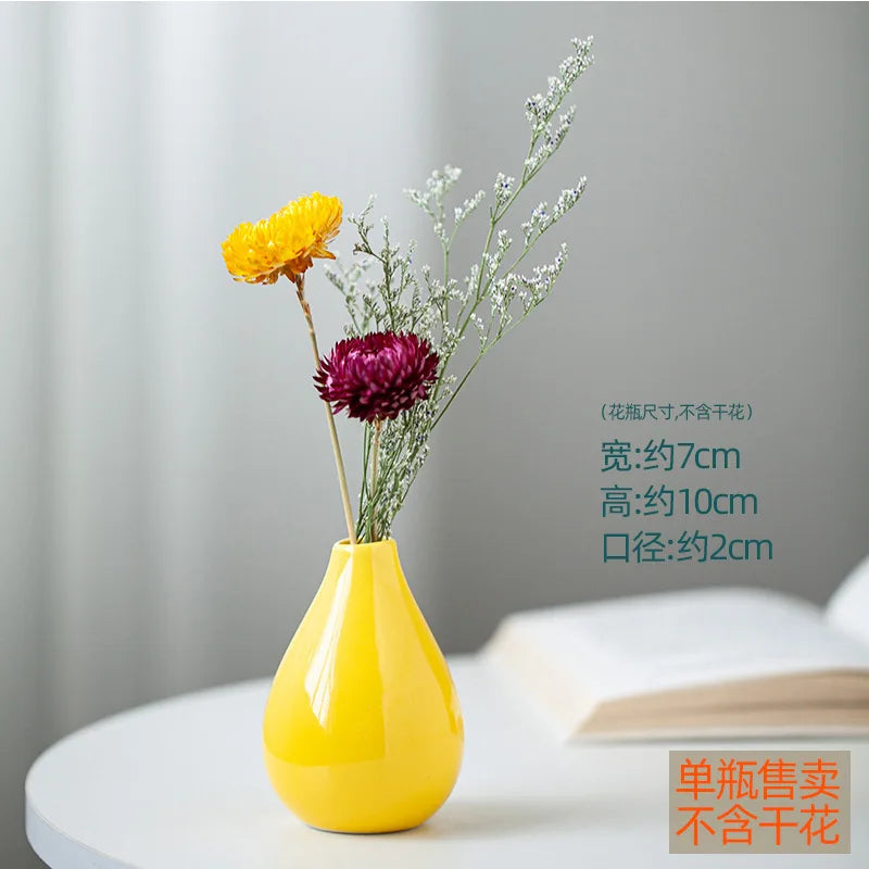 Modern Flower Vases For Homes Home Living Room Decoration Accessories Creative Flower-arranging Ceramic Vase